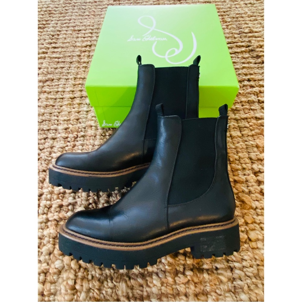 Sam Edelman Black Laguna Boot Sz. 8